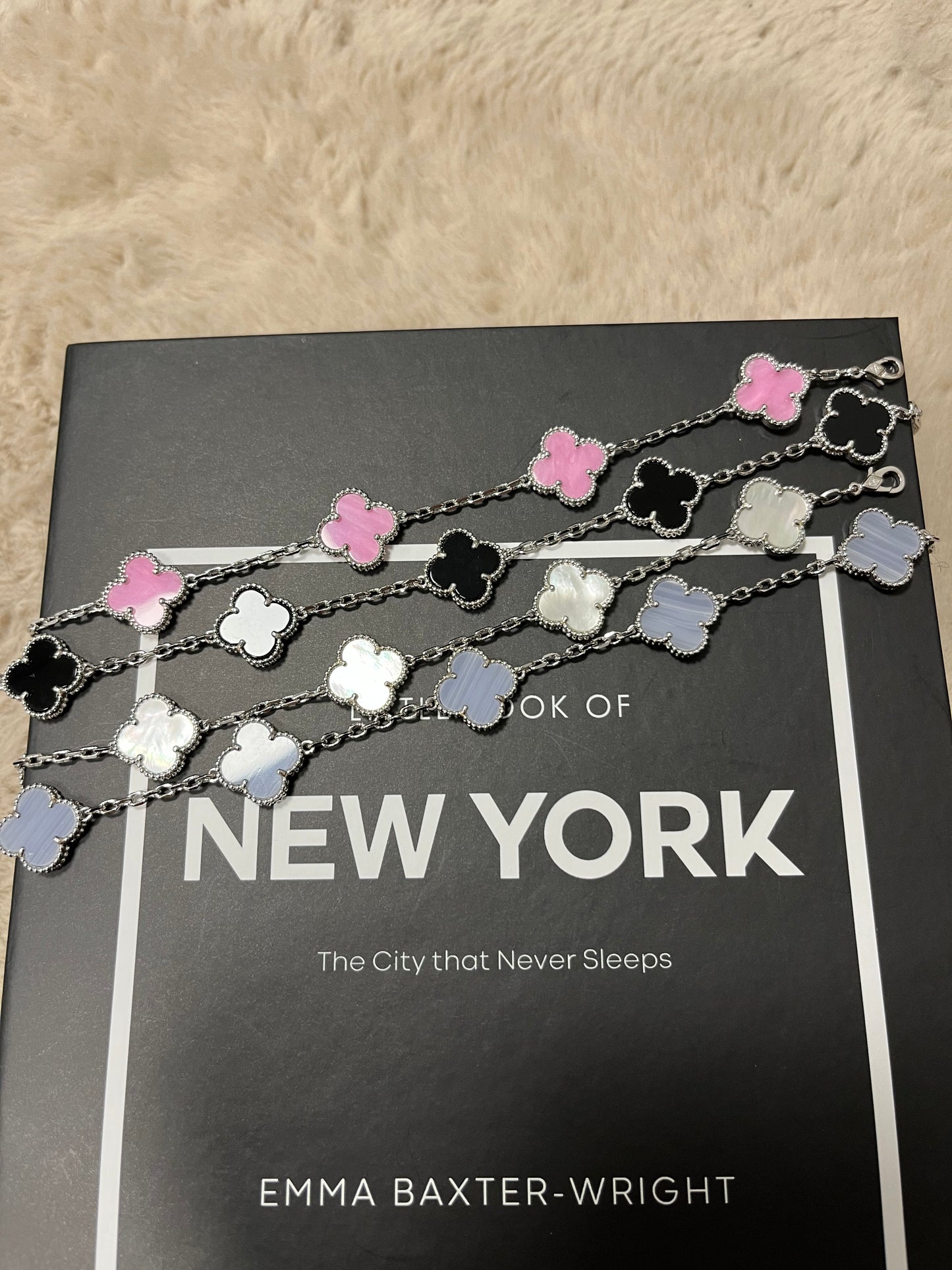 Clover bracelet silver
