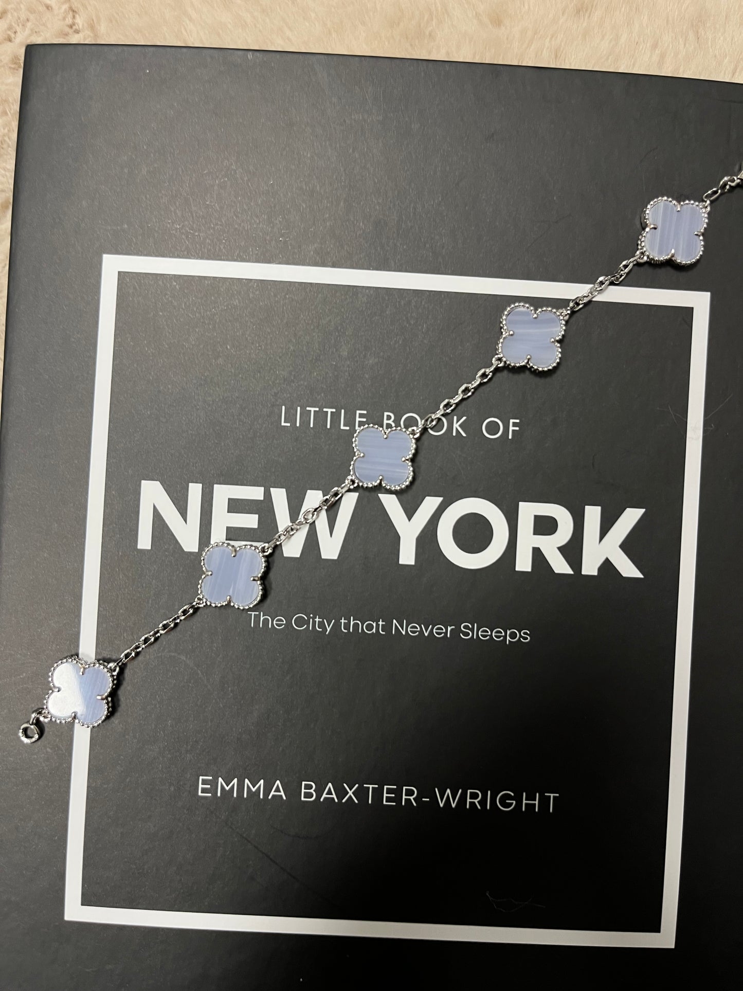 Clover bracelet silver