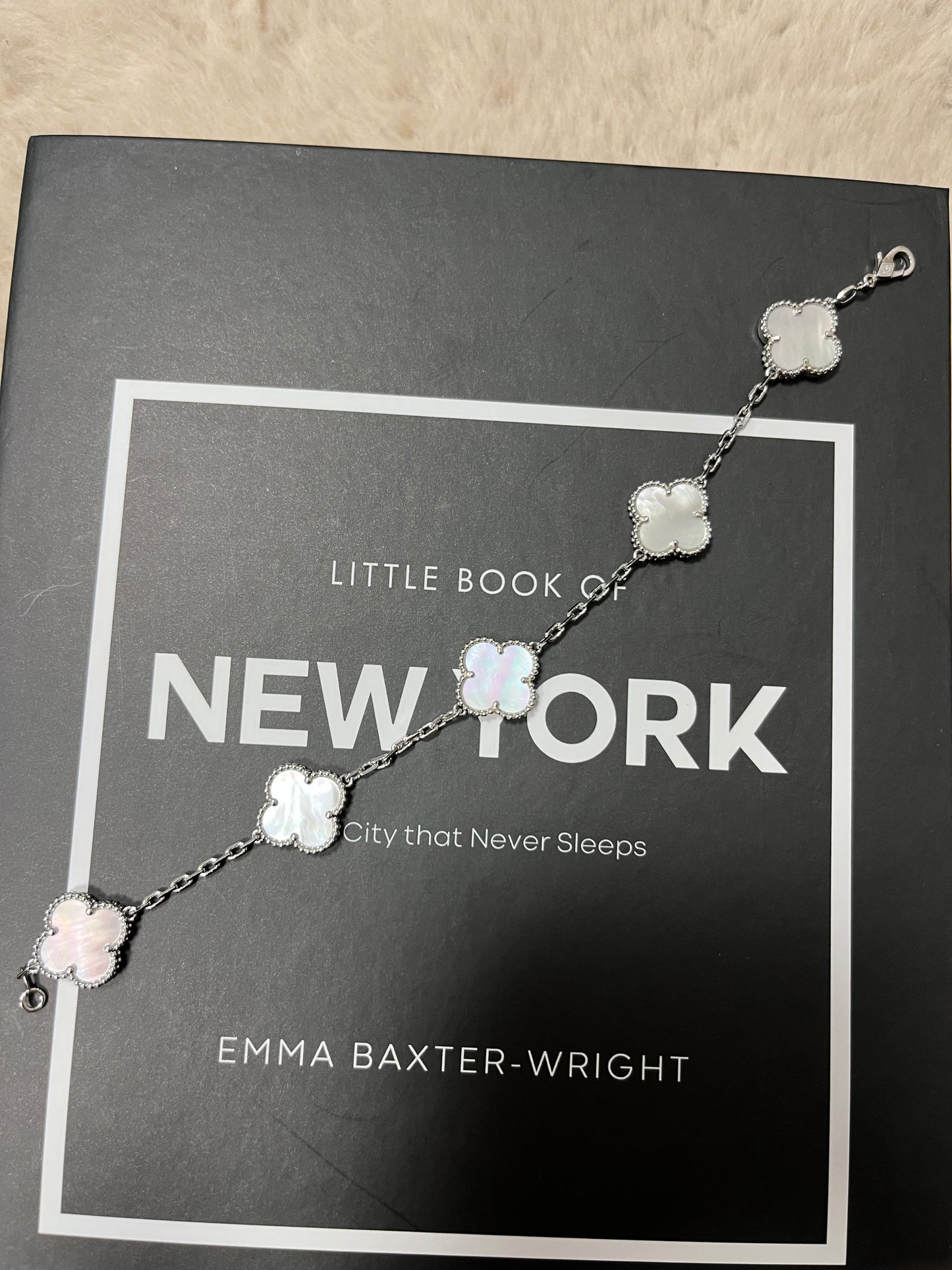 Clover bracelet silver