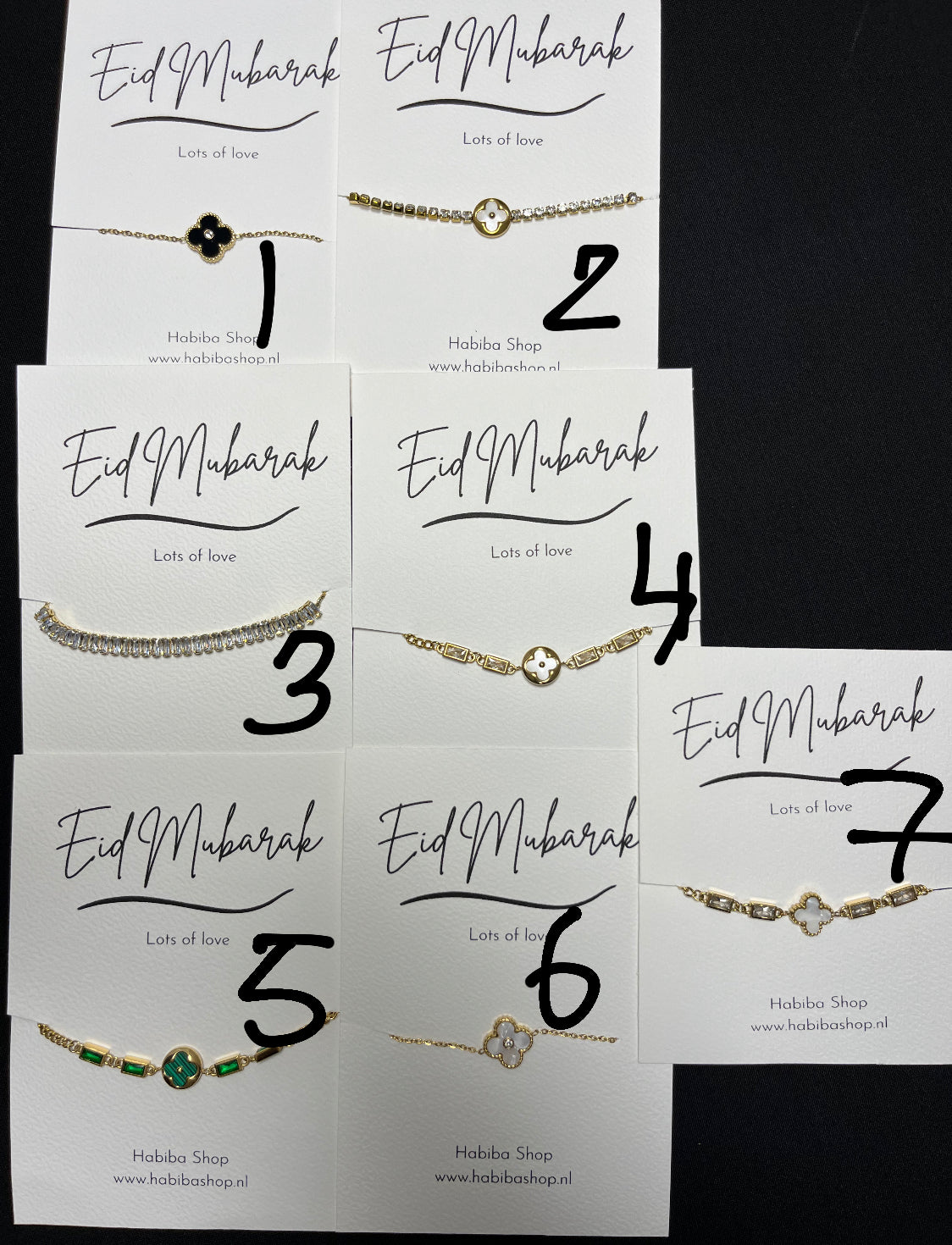 Eid kaart (1 bracelet)