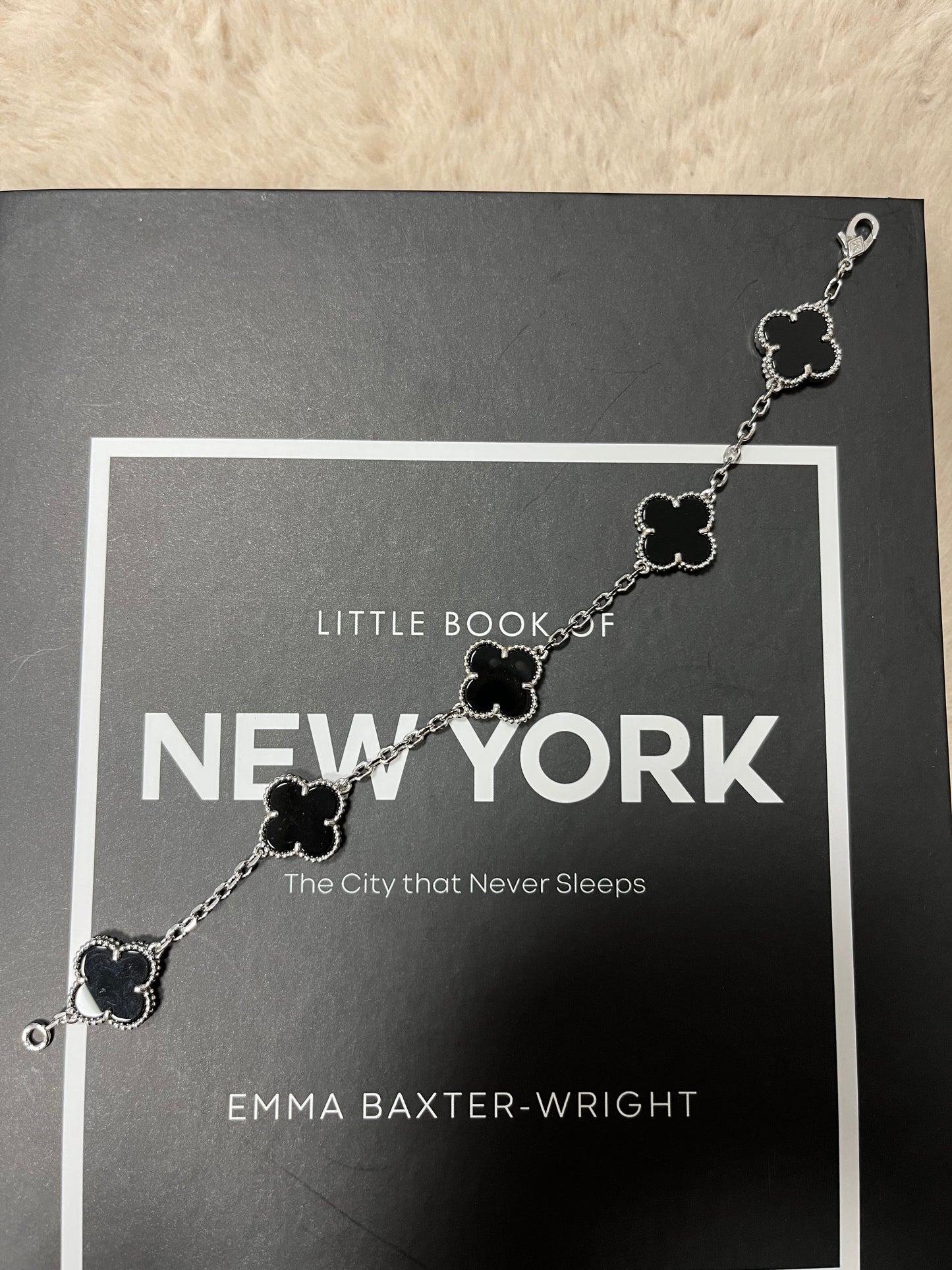 Clover bracelet silver