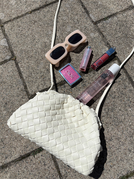 Braided bag Creme