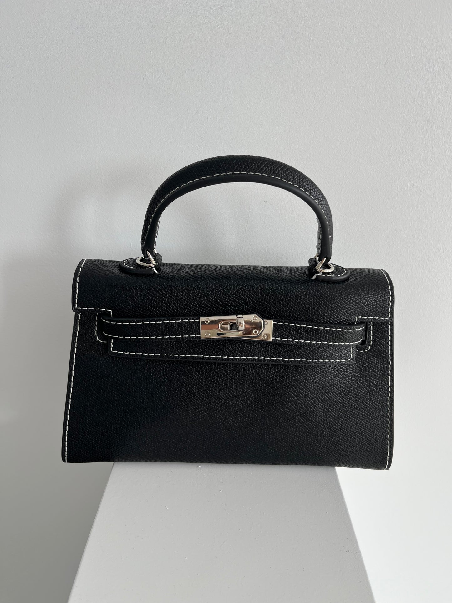 Habiba Bag black silver details