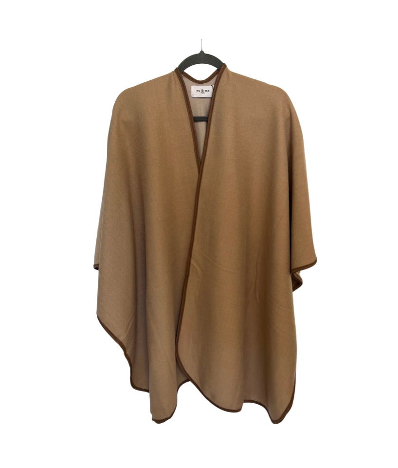 Poncho Caramel bruin