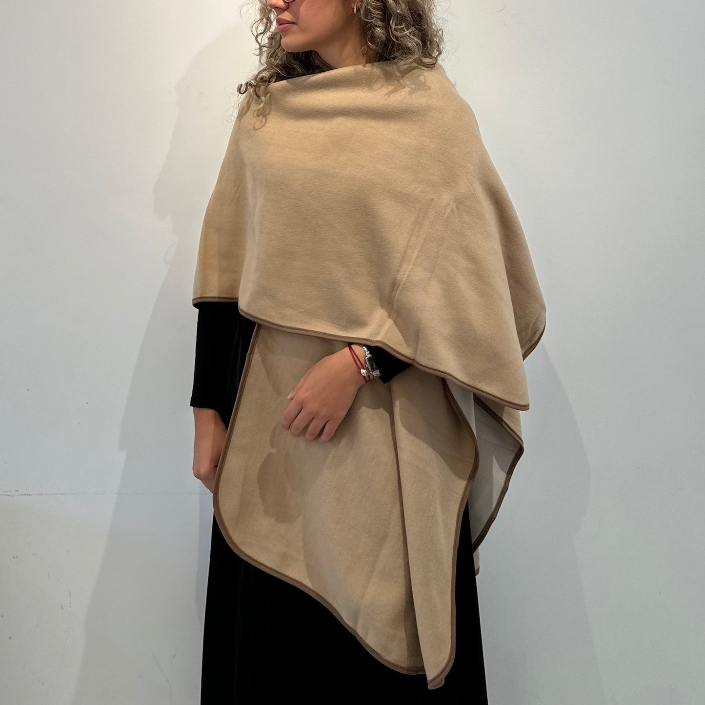 Poncho Caramel bruin