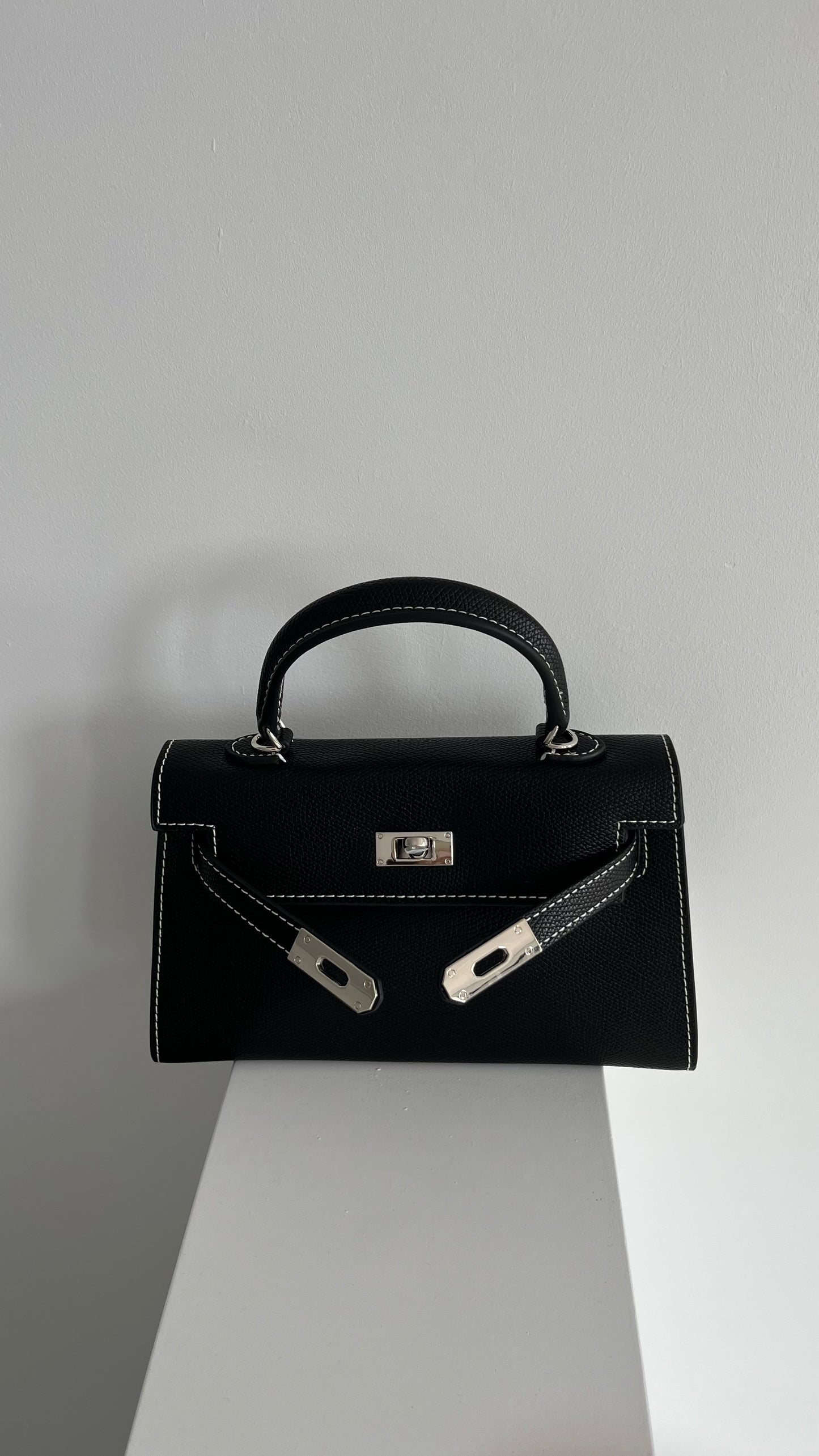 Habiba Bag black silver details