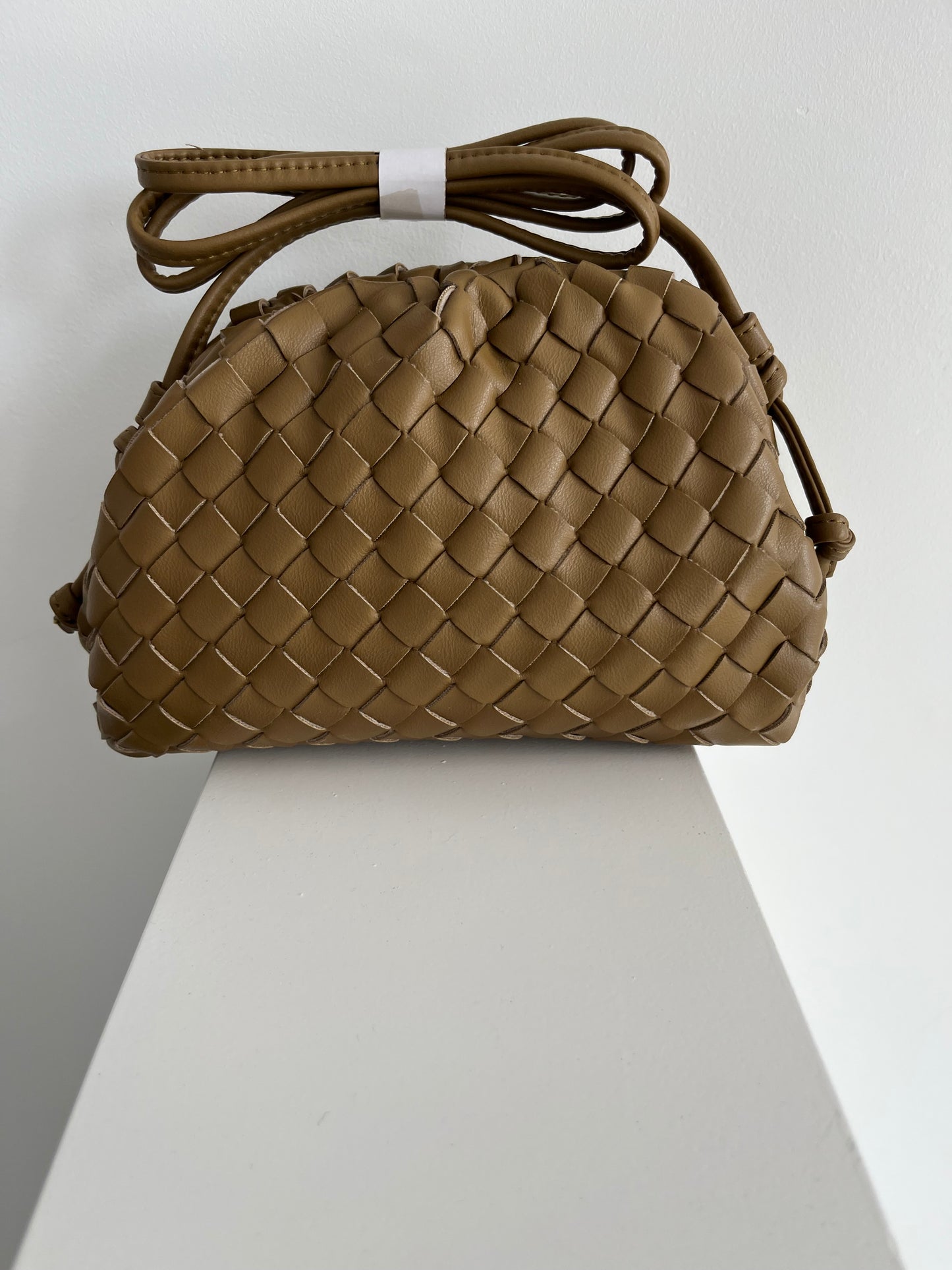 Braided bag mokka