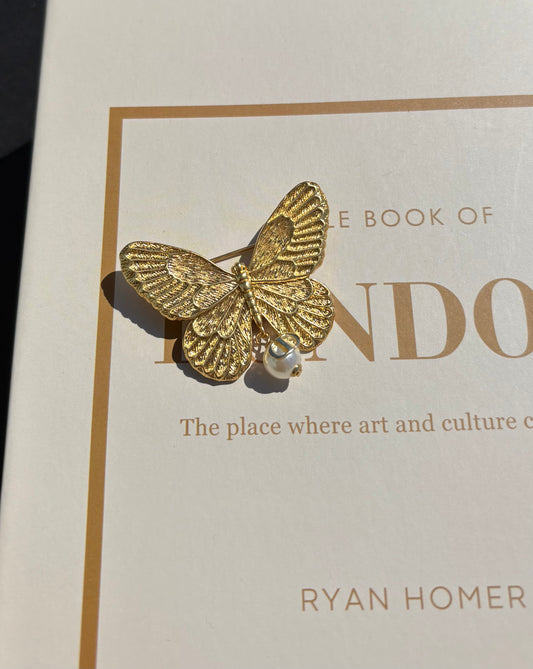 Butterfly broche
