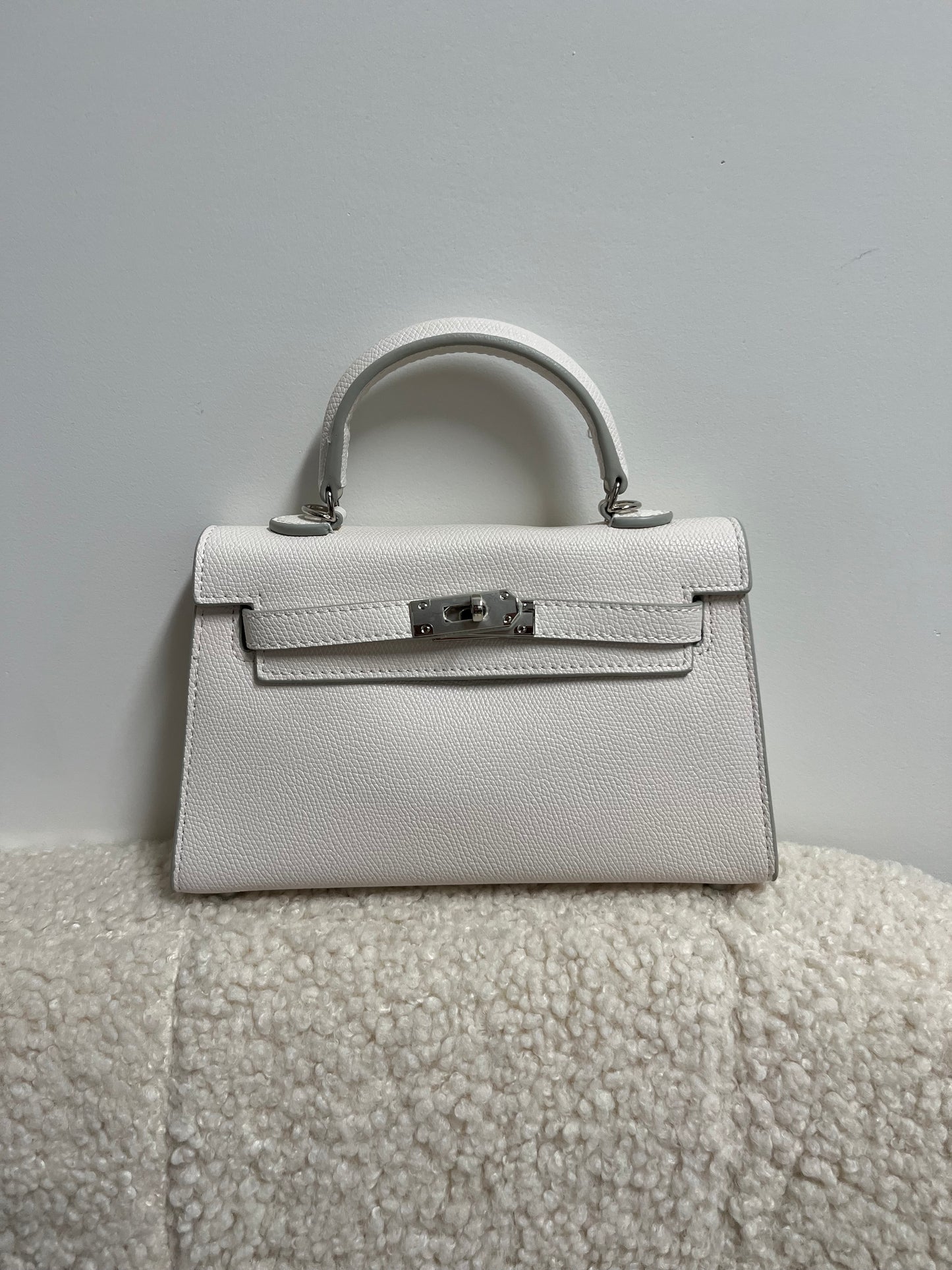 Habiba Bag white silver details