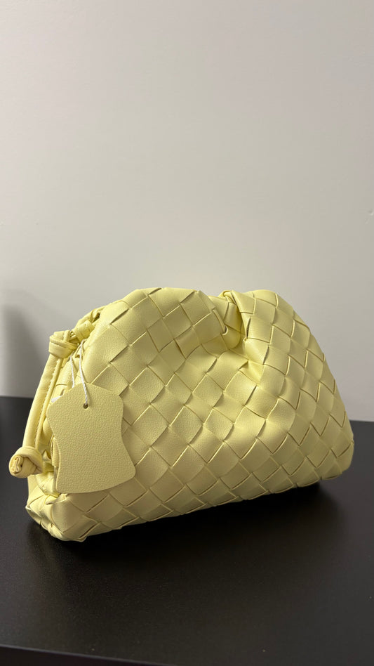Braided bag Butter yellow