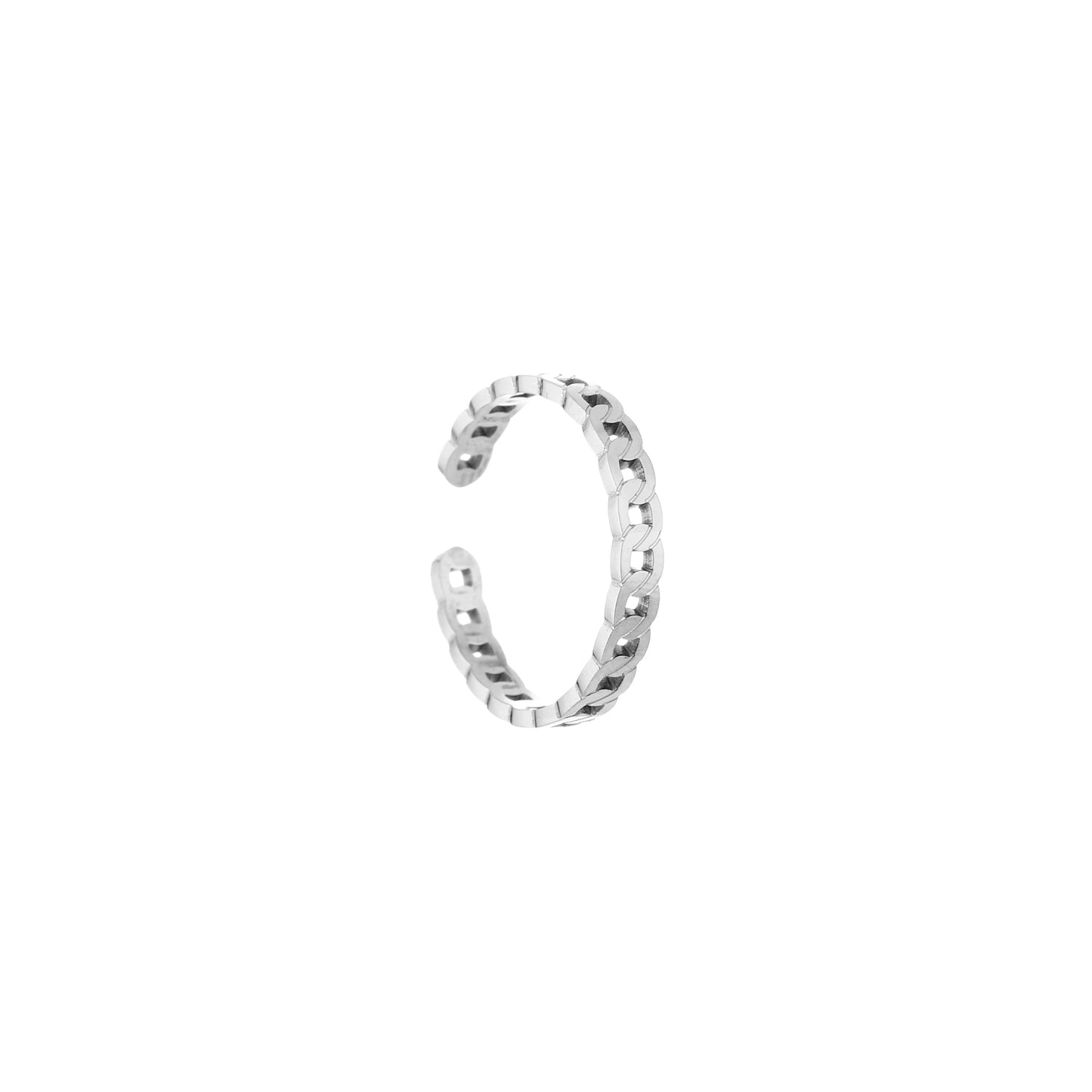 Chain ring silver