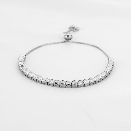 Tennis bracelet silver