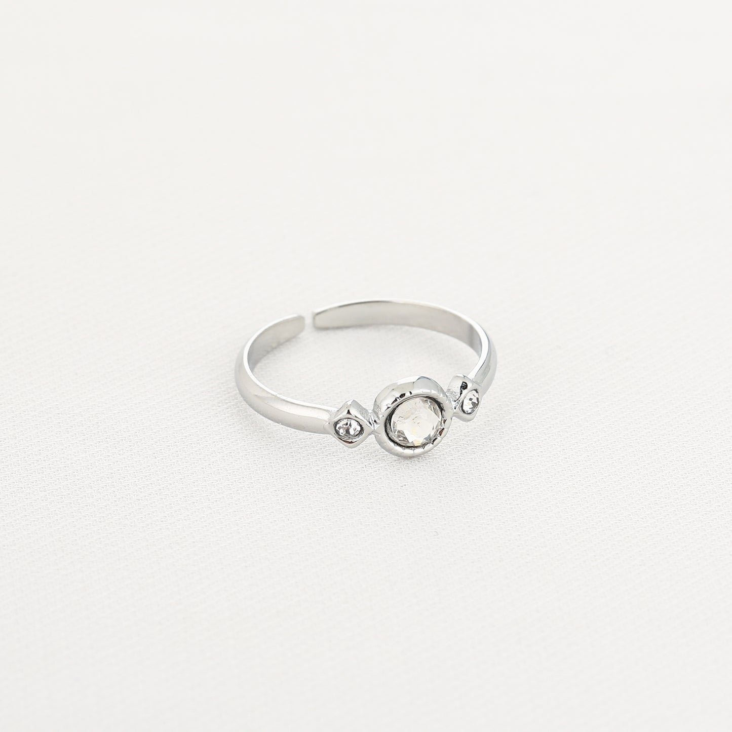 Pluto ring silver