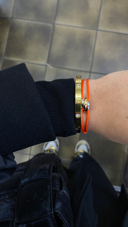 Trinity bracelet orange